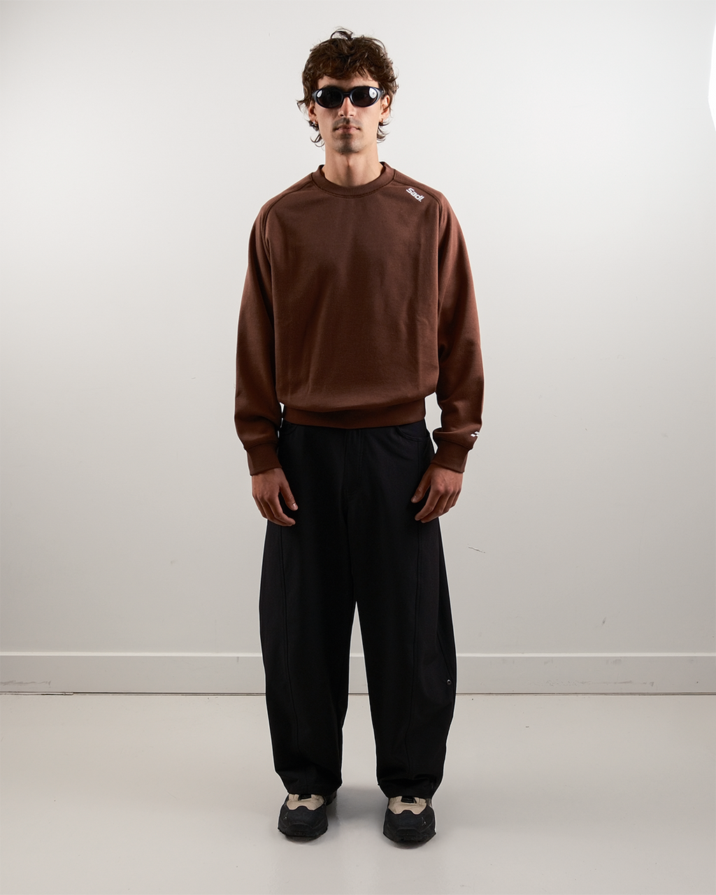 Waffle-Knit Sweater