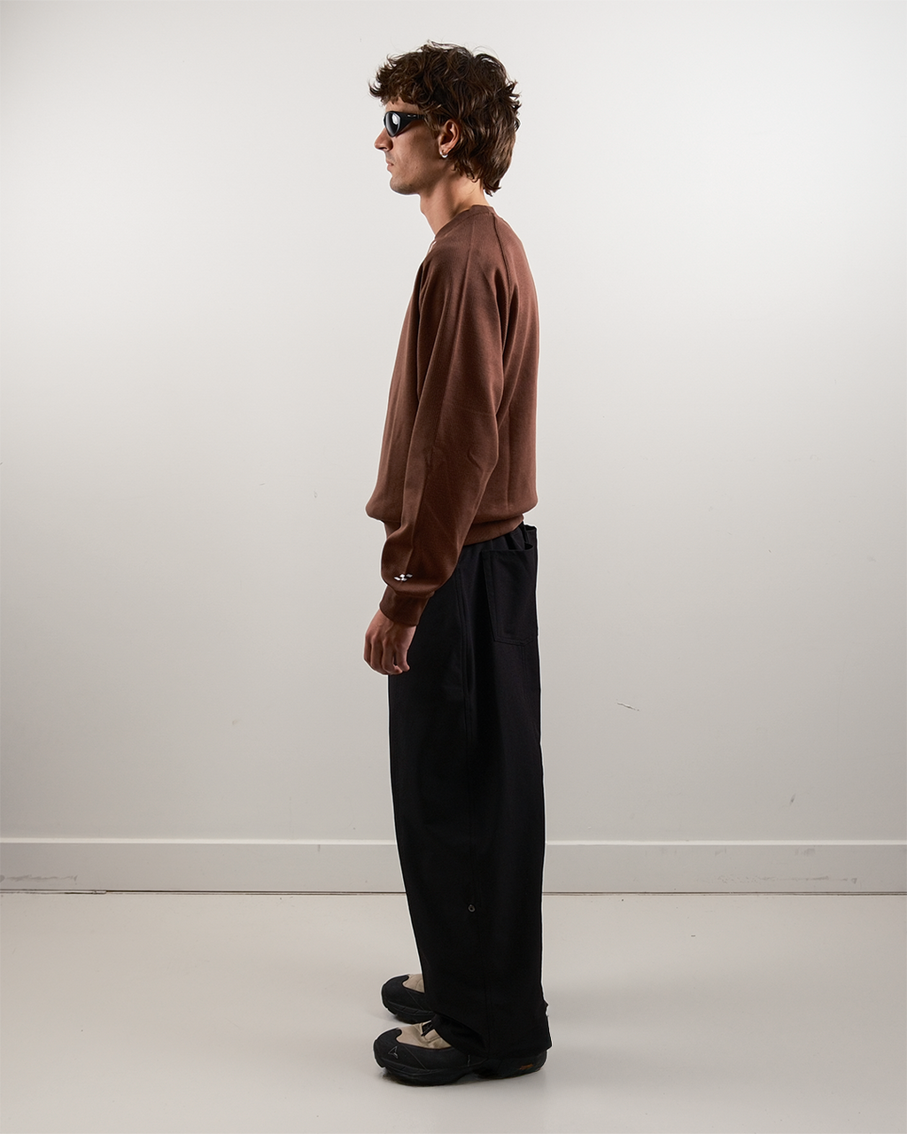 Waffle-Knit Sweater