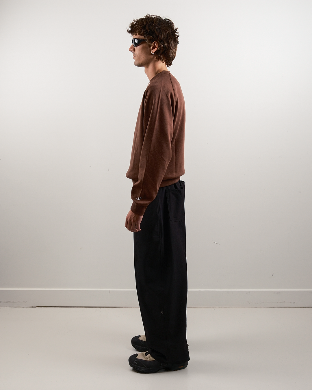Waffle-Knit Sweater